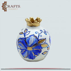Hand-painted Ceramic Vase  Pomegranate  Design