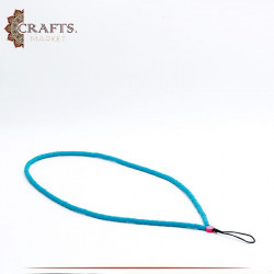 Handmade Turquoise Rubber Mobile Strap Chain