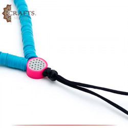 Handmade Turquoise Rubber Mobile Strap Chain