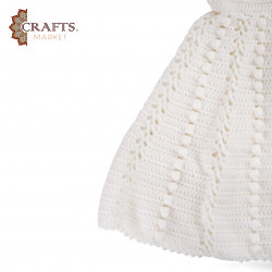 Handmade wool Baby's hooded robe Handmade wool Baby's hooded robe