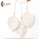 Handmade Macrame Crescent Moon Wall Hanging Handmade Macrame Crescent Moon Wall Hanging
