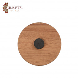 تعليقة مغناطيس من الخشب المطرز عليه يدوياً (غزة) تعليقة مغناطيس من الخشب المطرز عليه يدوياً (غزة)