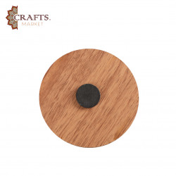 تعليقة مغناطيس من الخشب المطرز عليه يدوياً (يافا) تعليقة مغناطيس من الخشب المطرز عليه يدوياً (يافا)