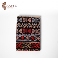 دفنر للملاحظات بغطاء متحرك مطرز يدوياً