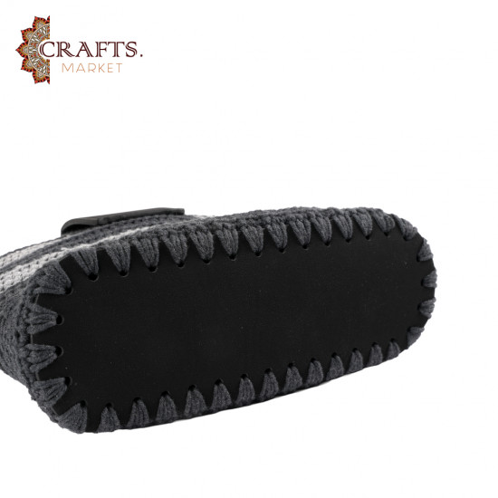 A handmade crochet handbag