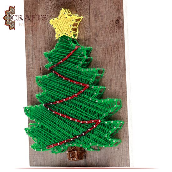 String Art Handmade  Christmas Tree  Design 