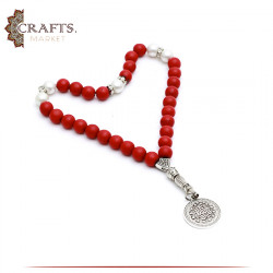 Handmade Red Coral Rosary 
