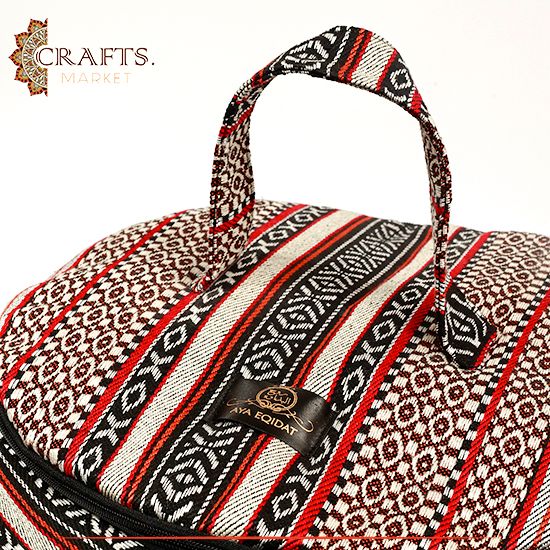 Handmade Multi-Color Fabric Thermal Bag in Heritage Design