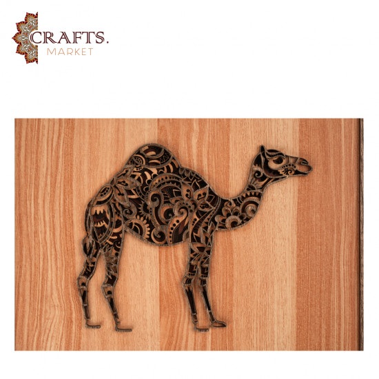  ديكور خشبي ستاند ( جمل ) مصنعة يدويا