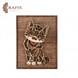  ديكور خشبي  ستاند ( قطة )مصنعة يدويا 