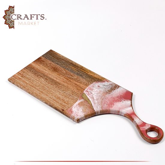 Handcrafted Multi-Color Natural Mango Wooden Serving Board