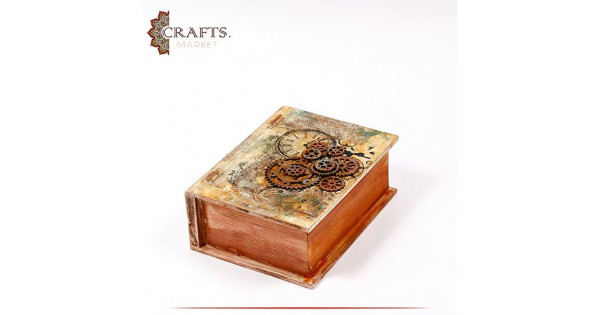 Handmade Wooden Box with a 