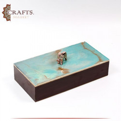 Handmade Duo-Color Rectangle Wooden Box 