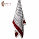 A hand-embroidered keffiyeh A hand-embroidered keffiyeh