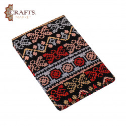 دفنر للملاحظات بغطاء متحرك مطرز يدوياً