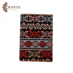 دفنر للملاحظات بغطاء متحرك مطرز يدوياً