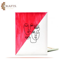Hand-Painting Acrylic Painting Faces Design Wall Art