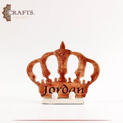 Handcrafted Artificial Bone Table Décor " Jordan Crown " Design