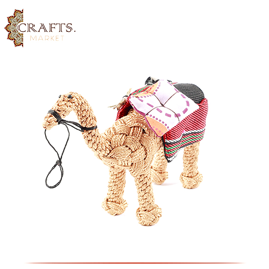 Handmade Rope Table Décor in a Camel Design