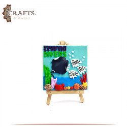 Handmade Painting Table Décor in a Dep In the Sea Design 