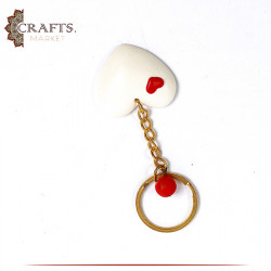 Handmade Key chain in a Heart Shape 