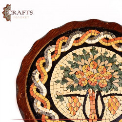 Handcrafted Mosaic Wall Hanging in a Tree Of Life Design