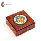 Handcrafted Wooden Box in a " Tree Of Life " Design 