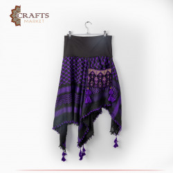 Shemagh Fabric Multi-length Skirt