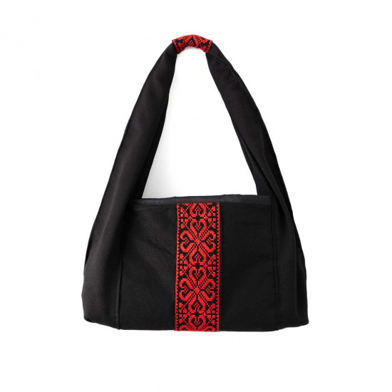 Women's handbag with peasant design