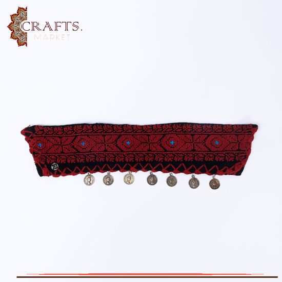  Fabric Women Bracelet with a Peasant embroidery design