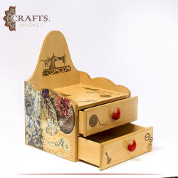 Handmade Wooden Sewing kit Box