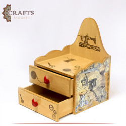 Handmade Wooden Sewing kit Box