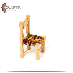 كرسي مصغر من الخشب مصنوع يدويا ديكور مكتب