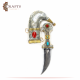 Handmade Silver Metal Traditional Jordanian Dagger Handmade Silver Metal Traditional Jordanian Dagger