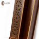 Handmade Brown Wooden Walking Cane Saving Box with an Arabian Design.