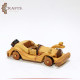 Handmade Wooden anthropomorphic Table Decor  Car  Design 