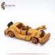 Handmade Wooden anthropomorphic Table Decor  Car  Design 