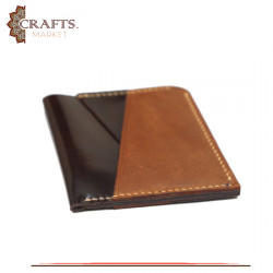 Handmade Duo-Color Genuine Leather Men's Wallet