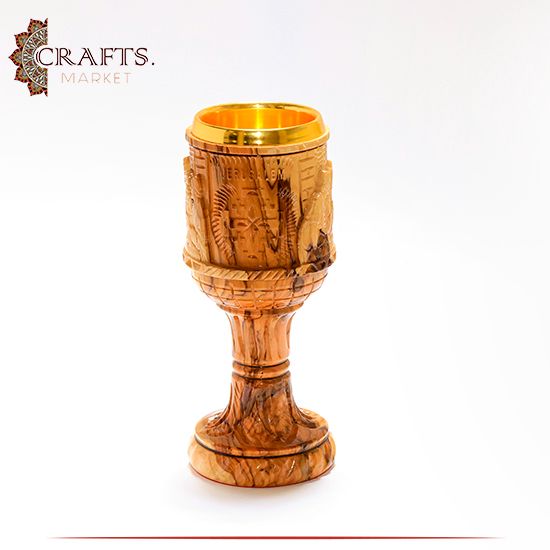 Handcrafted Olive Wooden Cup