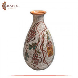 Handmade Clay Mosaic Vase  Grape  Design Home Decor