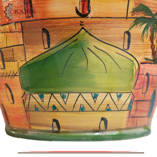 Handmade Clay Lampshade   Houses and Mosque  Design Home Decor 