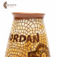 Needle-Painted Glass Vase - Jerash Design