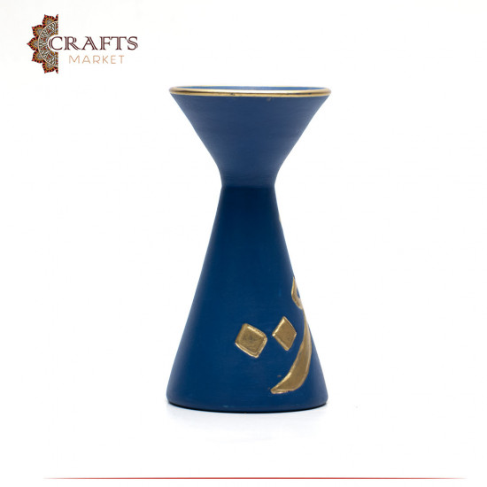 Minaret Design Ceramic Glass Candle Holder