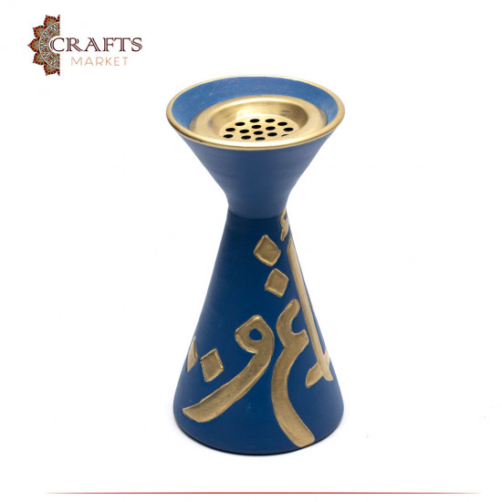 Minaret Design Ceramic Glass Candle Holder