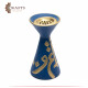 Minaret Design Ceramic Glass Candle Holder