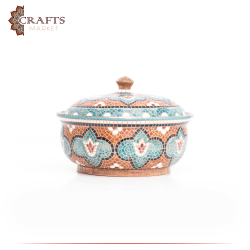 Handmade Multi Colored Ceramic Service Pot  