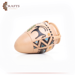 Handmade Ceramic Jar in  Nabataean Design