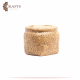 Handmade Beige Empty Fiber Clay Pot Handmade Beige Empty Fiber Clay Pot