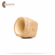 Handmade Beige Empty Fiber Clay Pot Handmade Beige Empty Fiber Clay Pot