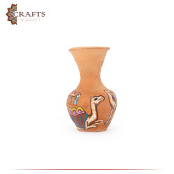 Small hand-painted pottery with Camel design
